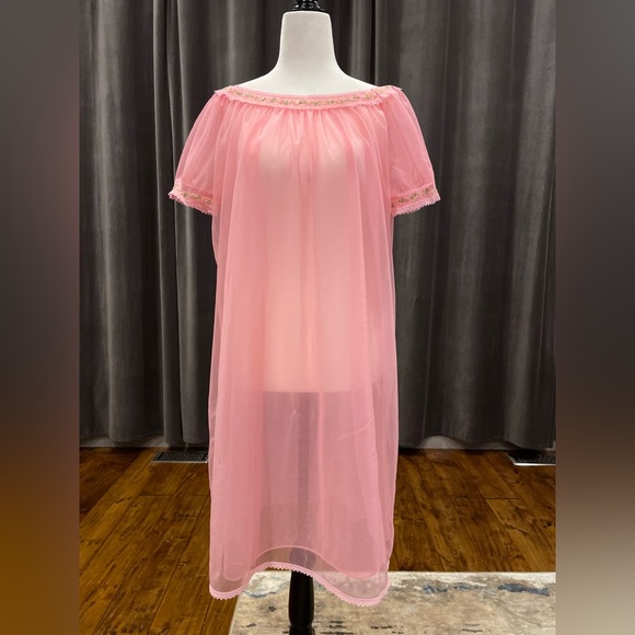 Other - Vintage chiffon nightgown nightie lingerie